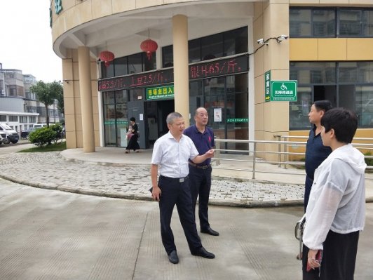 市政协主席雷建鸣督导龙眠街道文明创建工作